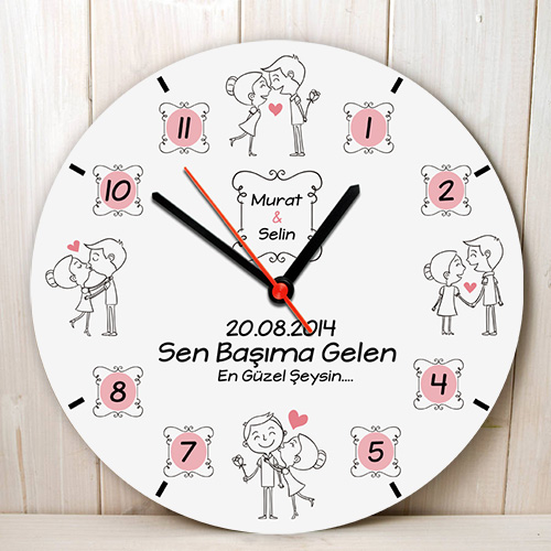 Kişiye Özel Duvar Saatleri Kişiye Özel Duvar Saatleri