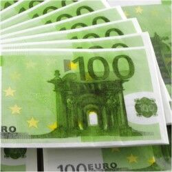 100 Euro Kağıt Mendil - Thumbnail