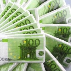 100 Euro Kağıt Mendil - Thumbnail
