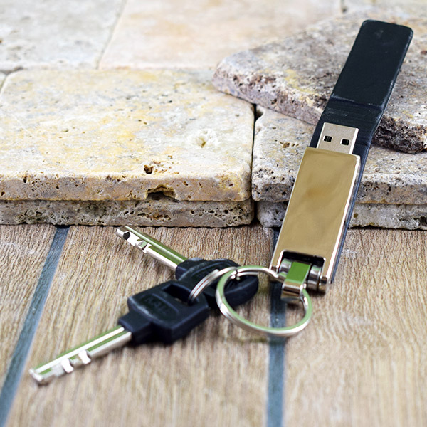 16 GB USB Bellek Deri Anahtarlık