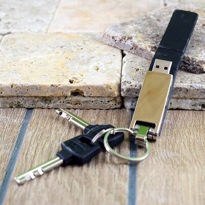 16 GB USB Bellek Deri Anahtarlık - Thumbnail