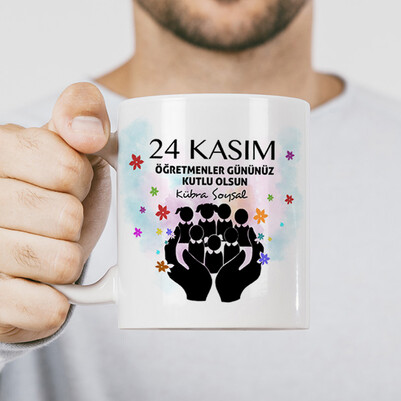 24 Kasım Kutlu Olsun Öğretmen Bardağı - Thumbnail