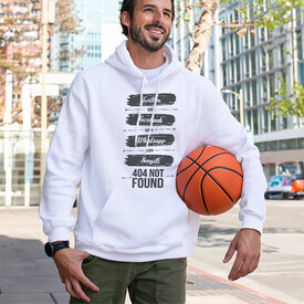  - 404 Not Found Tasarımlı Kapşonlu Sweatshirt