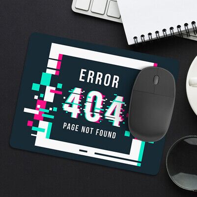 404 Page Not Found Mousepad - Thumbnail