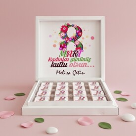 8 Mart Temalı Kadınlar Günü Çikolatası - Thumbnail