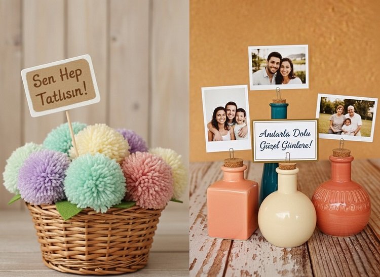 Anneler İçin Kolay El Emeği Hediyeler