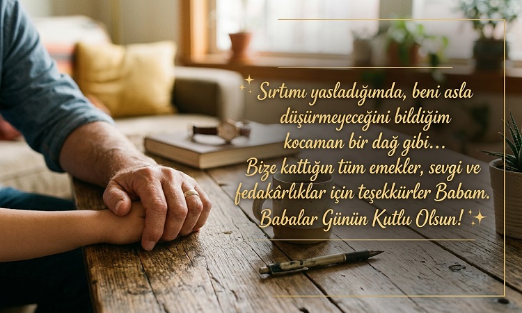 babaya anlamlı babalar günü mesajı