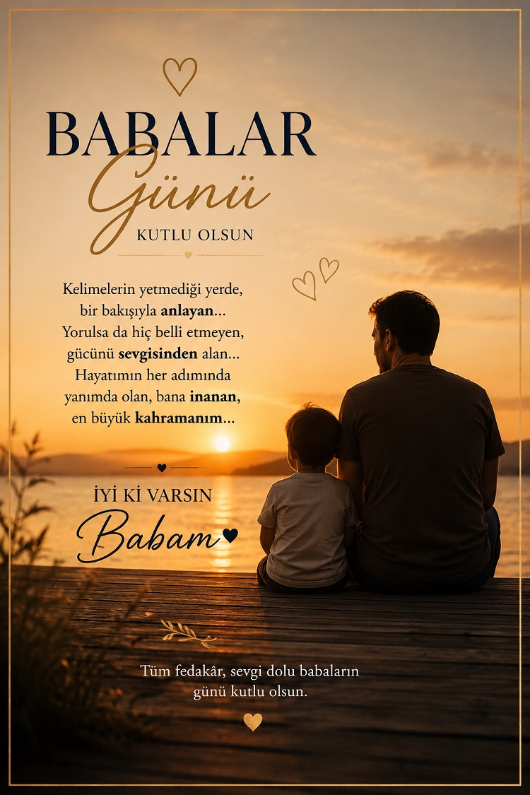 Babaya güzel babalar günü mesajı resimli