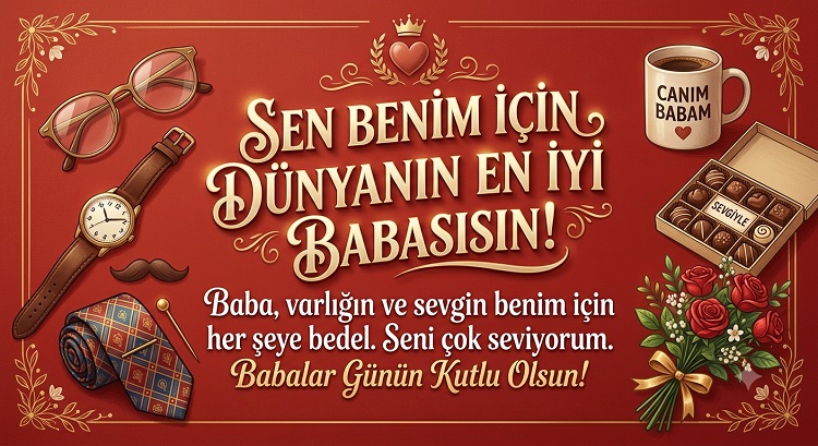 resimli babalar günü mesajı