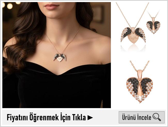 melek kanadı kolye - anlamlı anneler günü hediyesi