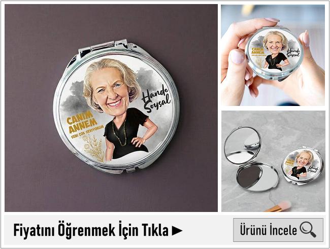 karikatürlü ayna - anneye hediye anlamlı