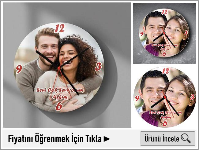 duvar saati - resimlli duvar saati