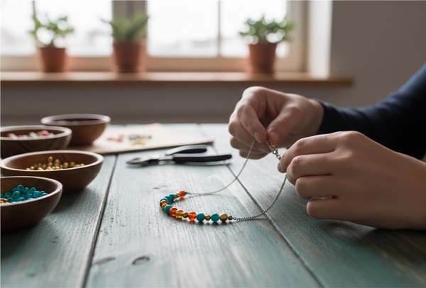 Boncuklardan Kolye Nasıl Yapılır