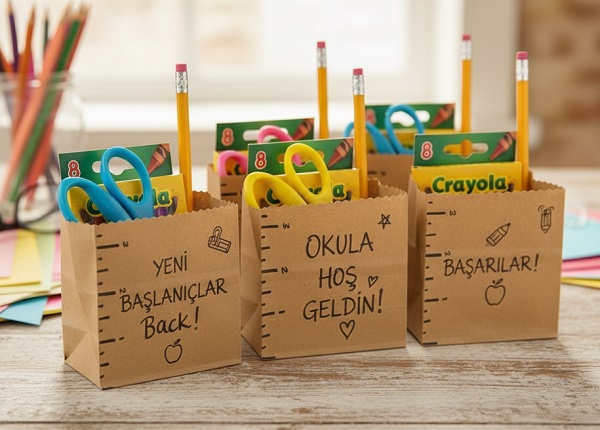 El Emeği ile Okula Başlama Hediyeleri Yapmak