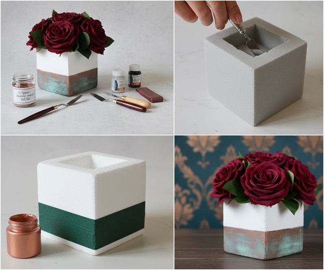 El Yapımı Dekoratif Gül