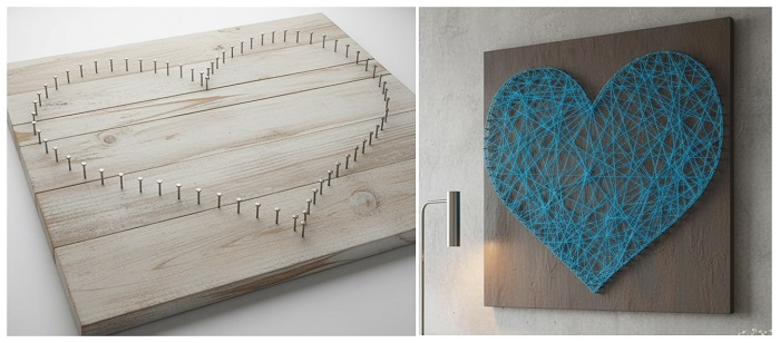 El Yapımı Romantik Süslemeler