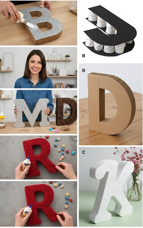 El Yapımı Romantik Süslemeler