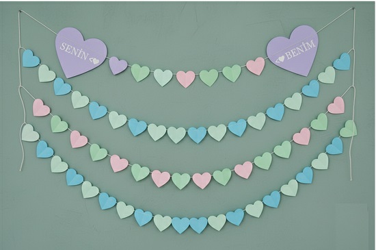 El Yapımı Romantik Süsler