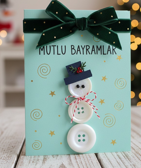 El Yapımı Yılbaşı Tebrik Kartı Çeşitleri