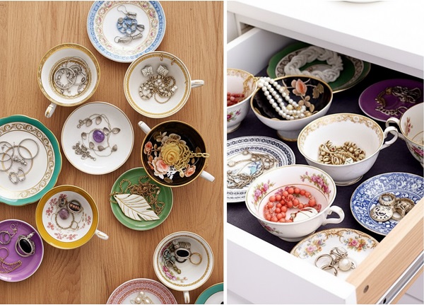 Fincanlardan Dekoratif Ev Süsleri Yapımı