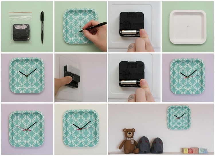 Kağıt Tabaktan Duvar Saati Yapımı