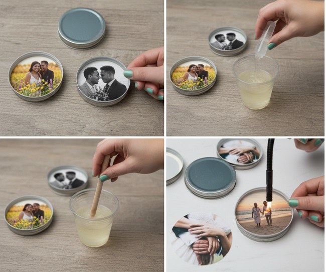 Kavanoz Kapağından Bardak Altlığı Yapımı