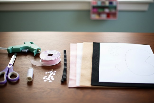 Keçeden Uyku Maskesi Yapımı