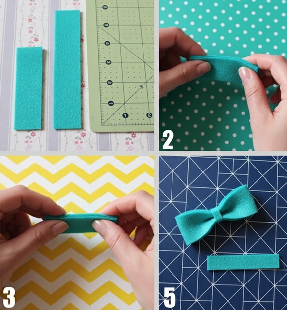 Keçeden fiyonk Bandana nasıl yapılır