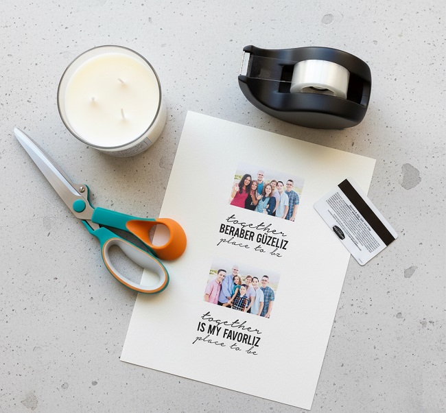 Kişiye Özel Fotoğraflı Mum Yapımı