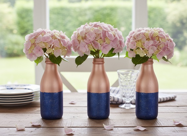 Kullanılmayan Şişelerden Vazo Yapımı