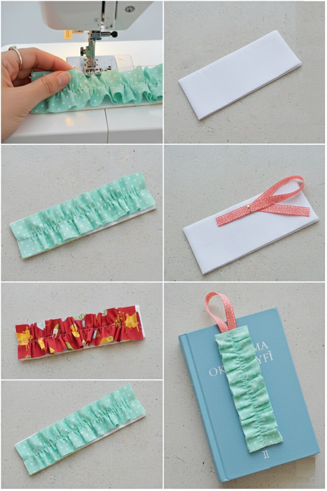 Kumaş Kitap Ayracı Yapımı