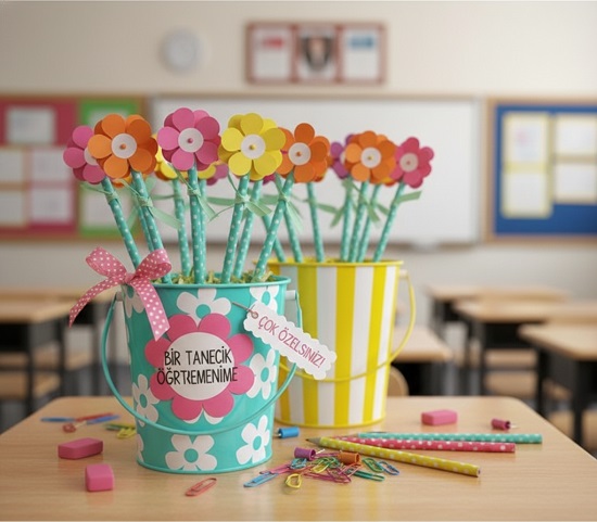 Öğretmenler İçin El Yapımı Hediyeler