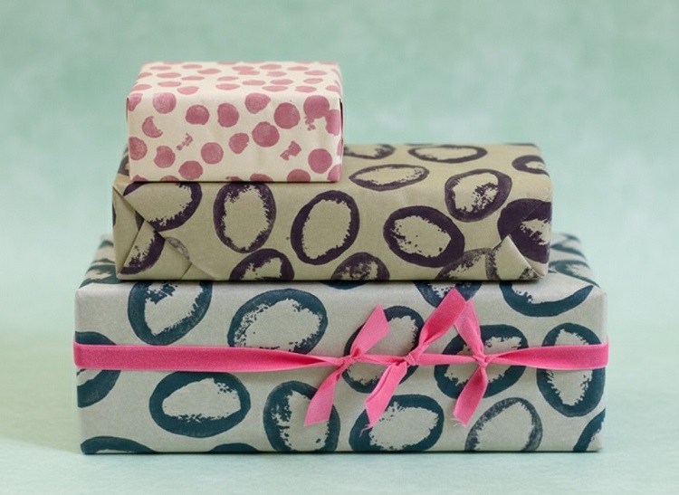 Patates Baskılı Hediye Paketi