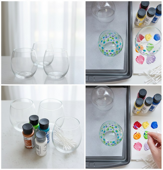 Süslü Cam Bardak Yapımı