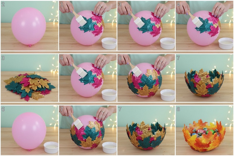 Yapraklardan Şekerlik Yapımı