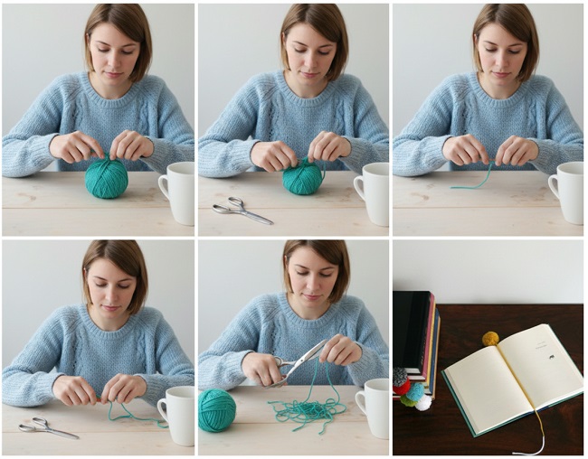 Yünden Kitap Ayracı Yapımı