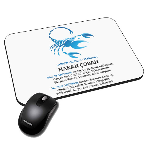 Akrep burcuna özel mousepad