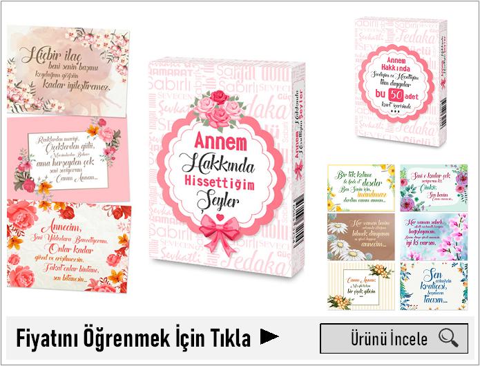 Annem Hakkında Hissettiğim Şeyler Kartları