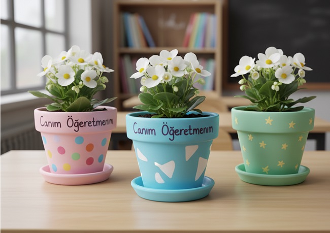 El Yapımı Öğretmenler Günü Hediyeleri