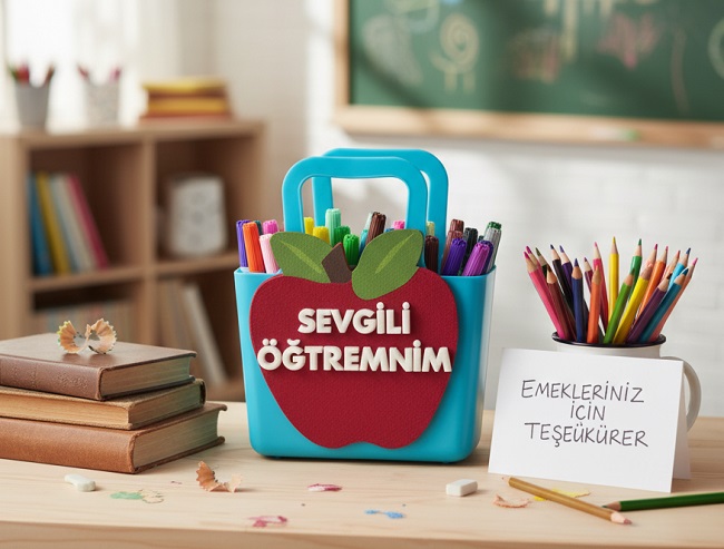 El Yapımı Öğretmenler Günü Hediyeleri