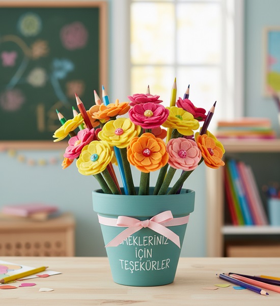 El Yapımı Öğretmenler Günü Hediyeleri