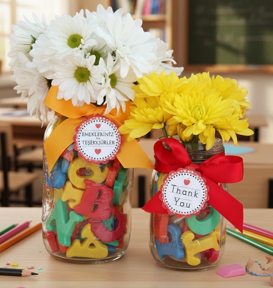 El Yapımı Öğretmenler Günü Hediyeleri
