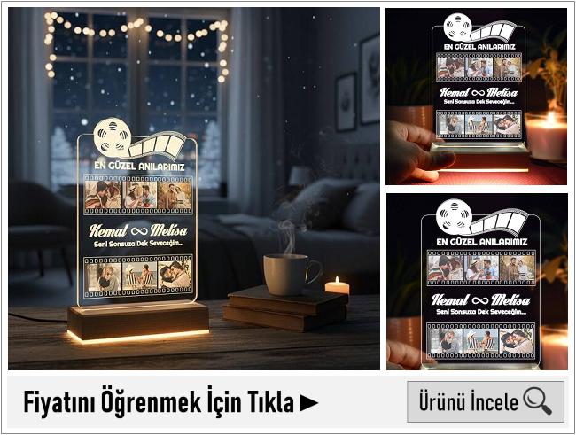 Film Şeridi Kişiye Özel 3d Led Lamba