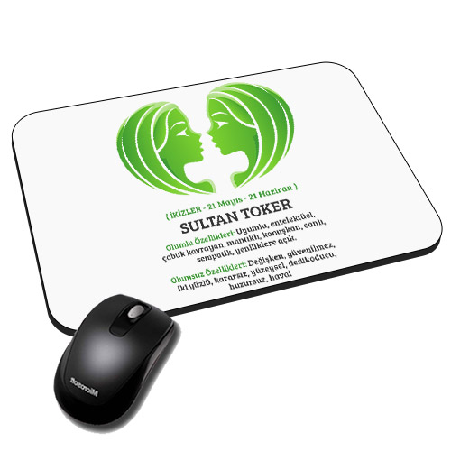 İkizler burcuna özel mousepad