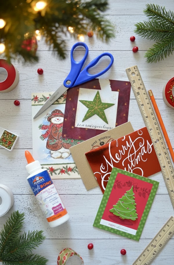 Yılbaşı Kartları İle Hediye Kutusu Yapımı