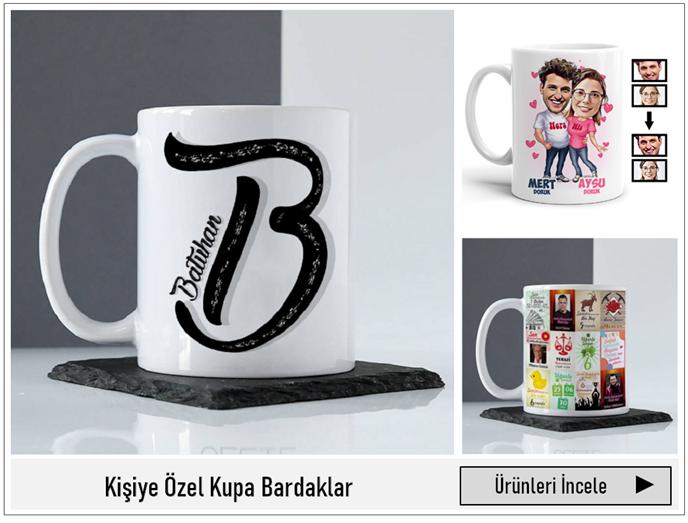 kişiye özel kupa bardaklar