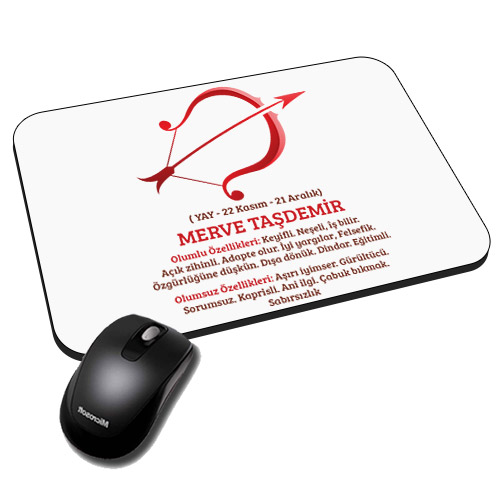 Yay burcuna hediye mousepad