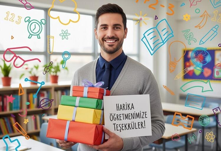 Erkek Öğretmene Teşekkür Hediyeleri