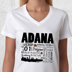 Adana Tasarımlı Baskılı Tişört - Thumbnail