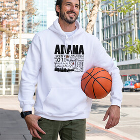  - Adana Tasarımlı Kapşonlu Sweatshirt